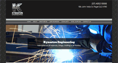 Desktop Screenshot of kynastonengineering.com.au